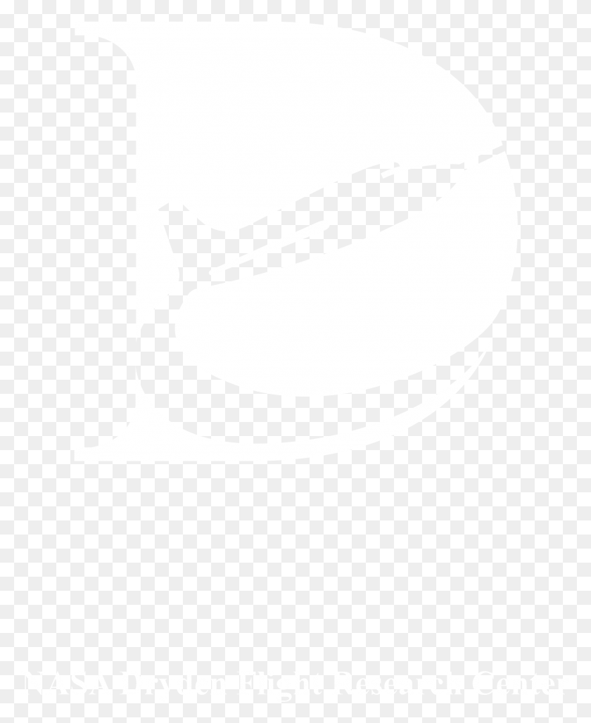 1877x2331 Логотип Авиационного Центра Наса Драйден Черно-Белый Логотип Джона Хопкинса Белый, Этикетка, Текст, Трафарет Png Скачать