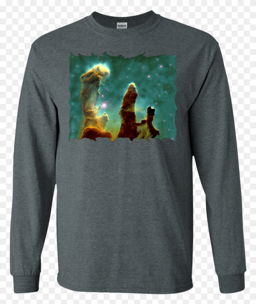 882x1057 Nasa Pillars Of Creation Eagle Nebula Ls Shirthoodiesweatshirt Pillars Of Creation, Sleeve, Clothing, Apparel HD PNG Download