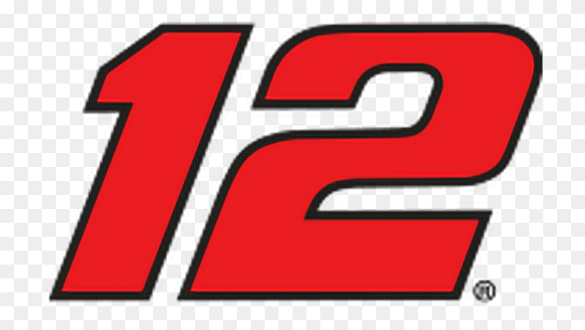 718x414 Nascar Number Ryanblaney Penske Teampenske Nascar Number 12, Logo, Symbol, Trademark HD PNG Download