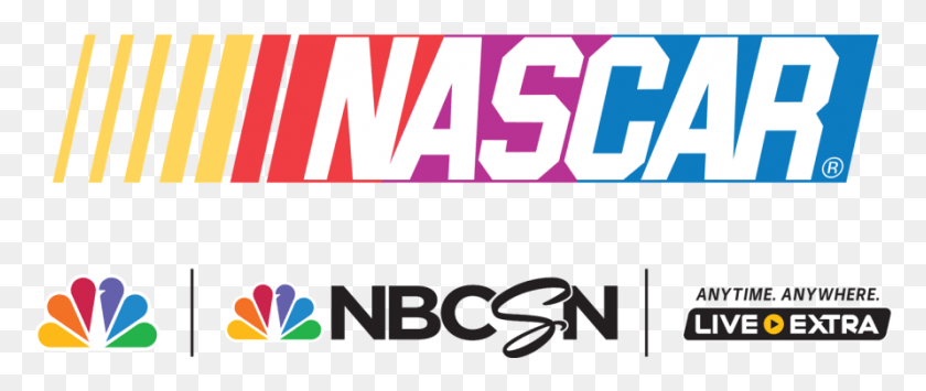 891x337 Nascar On Nbc Nbcsn Full Color Flat Positive Nascar, Text, Label, Word HD PNG Download