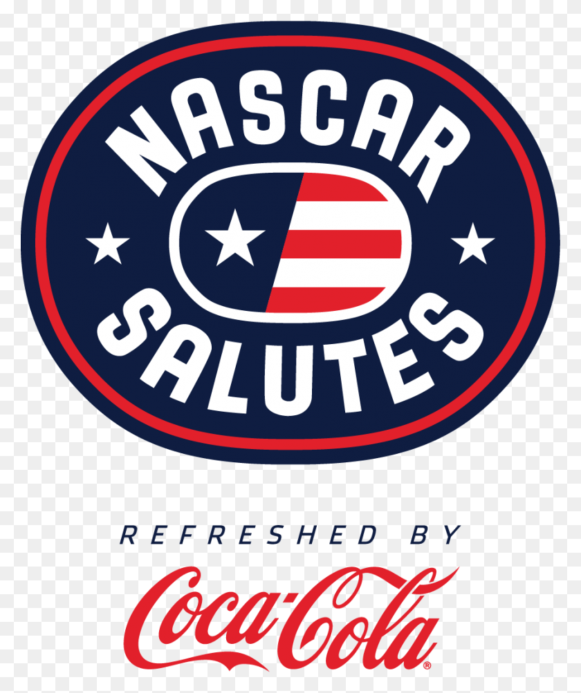 893x1080 Nascar Salutes Logo Nascar Salutes Refreshed By Coca Cola, Symbol, Trademark, Label HD PNG Download