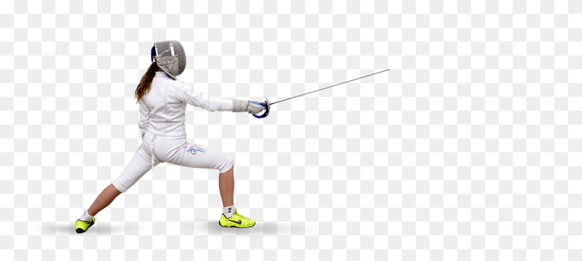 949x386 Nash Starts Fencing At Age 10 Extremely Passion About Fencing Sport, Person, Human, Axe HD PNG Download