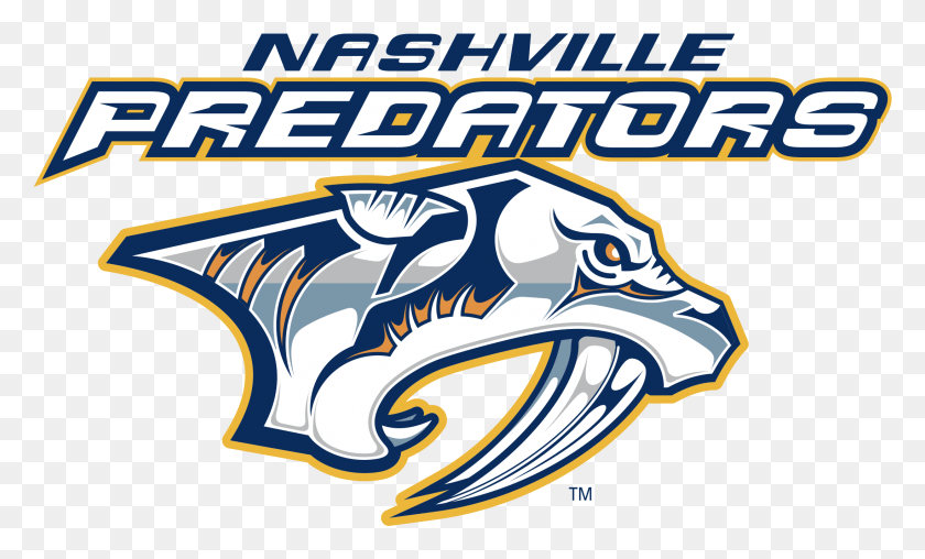 2191x1261 Descargar Png Nashville Predators Logo Transparente Nashville Predators Logo, Sea, Outdoors, Water Hd Png