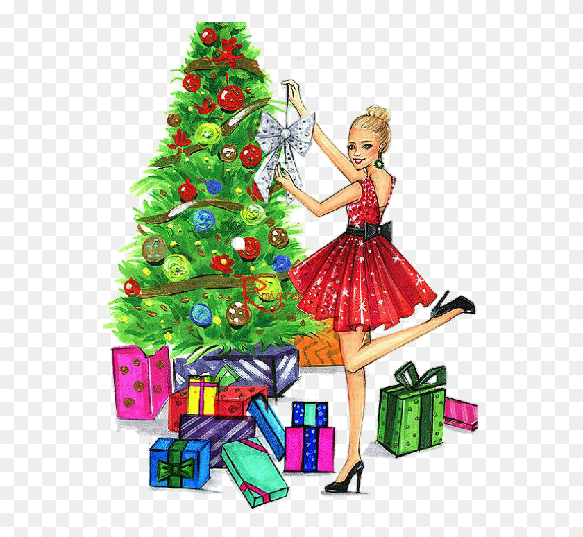 546x714 Natal Background Feliz Natal Enfeite Christmas Fashion Illustration, Tree, Plant, Christmas Tree HD PNG Download