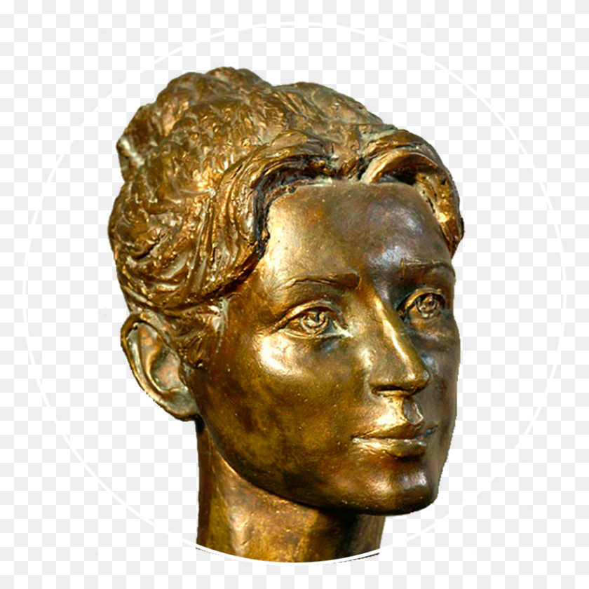 820x820 Natalya Bronzova Bronze Sculpture, Head, Statue HD PNG Download