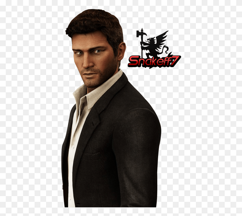 418x689 Nathan Drake Uncharted 3 Suit, Overcoat, Coat, Clothing HD PNG Download
