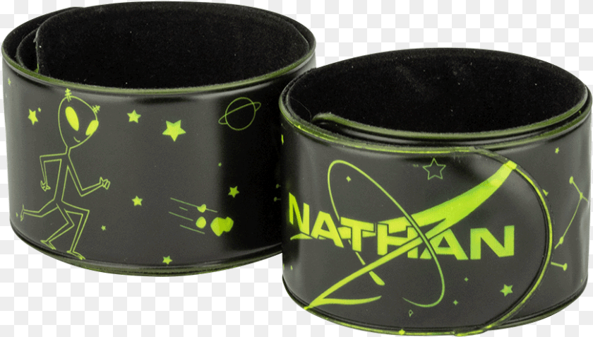 869x493 Nathan Yellow Reflective Slap Bracelet Band Belt, Cup Clipart PNG