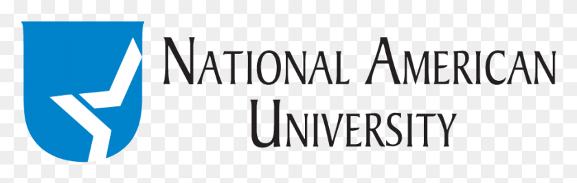 893x238 National American University Rapid City Logo, Text, Alphabet, Word HD PNG Download