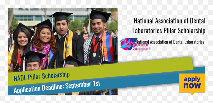 901x401 National Association Of Dental Laboratories Pillar Vet Scholarships, Person, Human, Graduation HD PNG Download