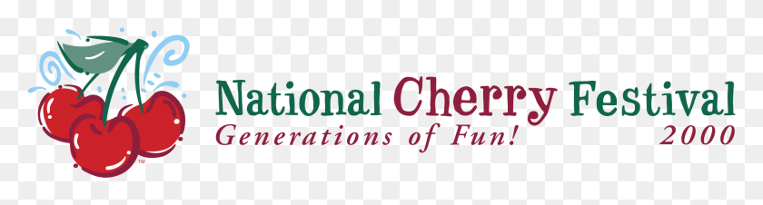 2191x467 National Cherry Festival Logo Transparent National Cherry Festival, Text, Alphabet, Face HD PNG Download