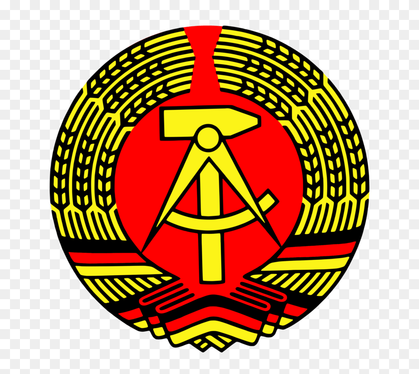 750x750 National Emblem Of East Germany Flag Of East Germany Computer, Symbol, Logo Sticker PNG