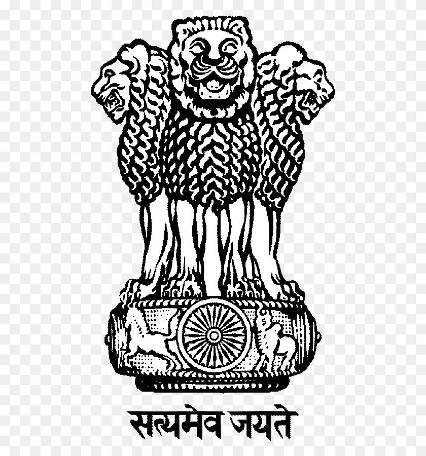 484x840 National Emblem Of India, Furniture, Symbol, Cross HD PNG Download