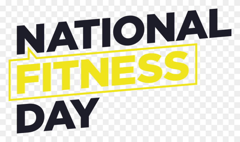 800x452 National Fitness Day Logo, Text, Label, Symbol Descargar Hd Png