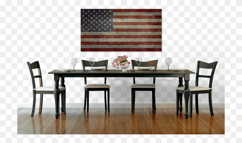 721x438 National Flag Of The United States Last Supper Dining Room, Chair, Furniture, Wood HD PNG Download