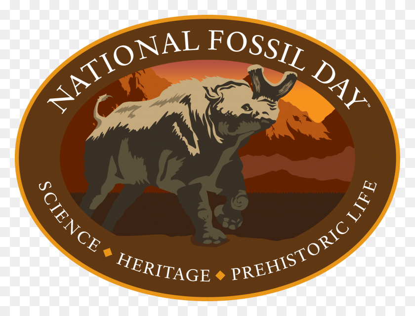 National Fossil Day Logo National Fossil Day, Advertisement, Poster