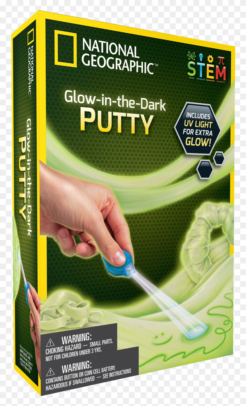 884x1505 National Geographic Glow In The Dark Putty Kit Brainfuel, Poster, Advertisement, Flyer HD PNG Download