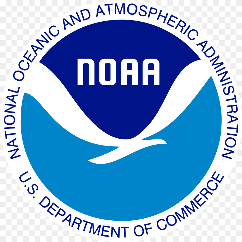 2560x2559 National Oceanic And Atmospheric Administration, Logo, Badge, Symbol Sticker PNG