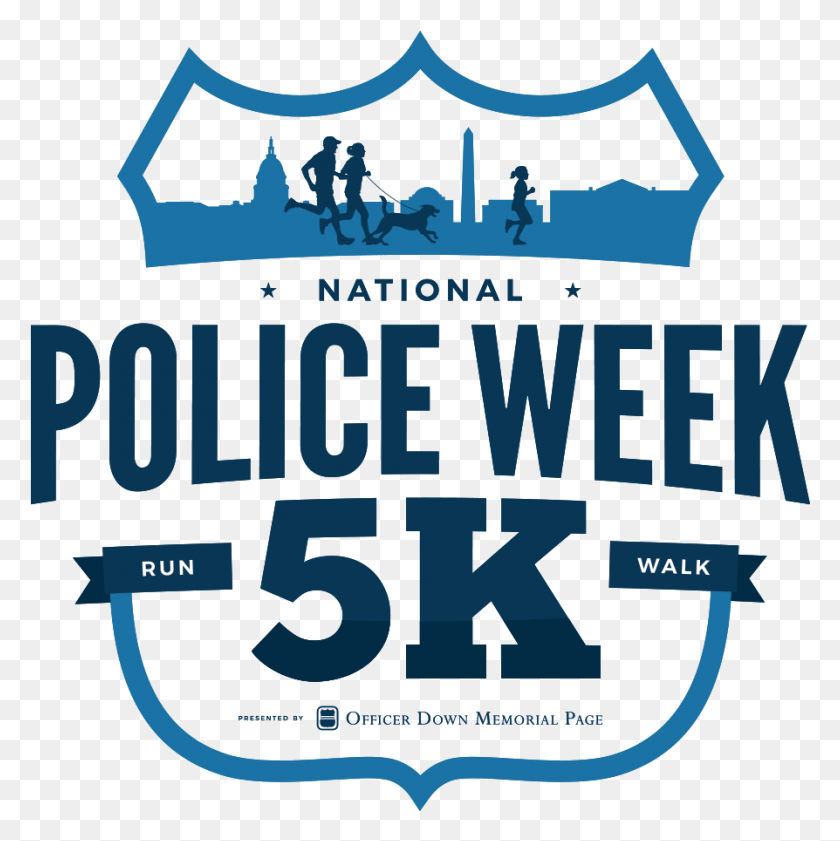 National Police Week 5k Police Week 5k 2019, Text, Poster