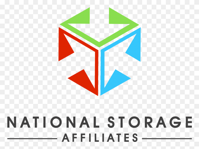 1041x763 National Storage Affiliates Trust Rings The Nyse Opening National Storage Affiliates Trust Logo, Cross, Symbol, Star Symbol HD PNG Download