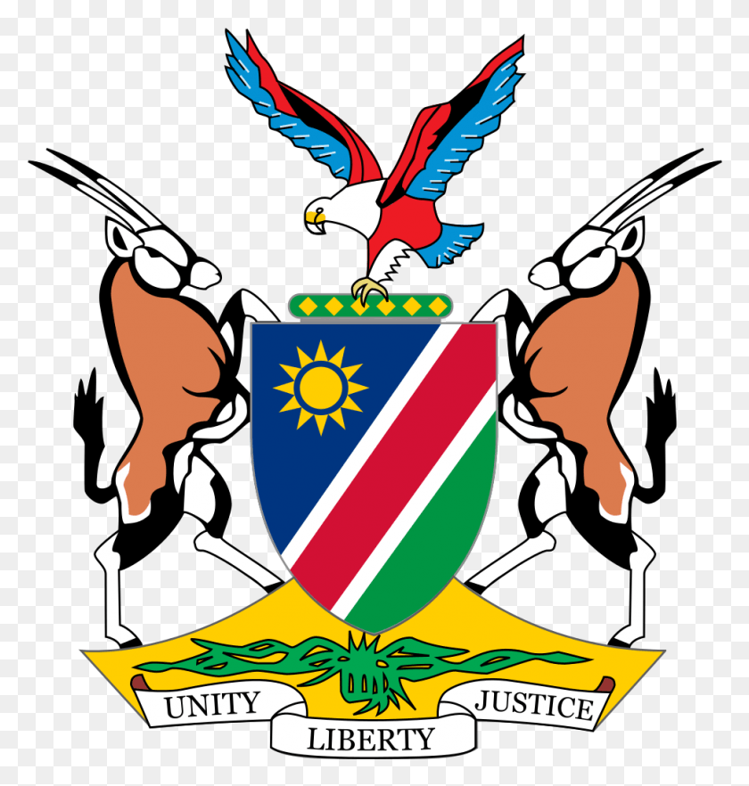 969x1022 National Symbols Namibian Coat Of Arms, Armor, Poster, Advertisement HD PNG Download