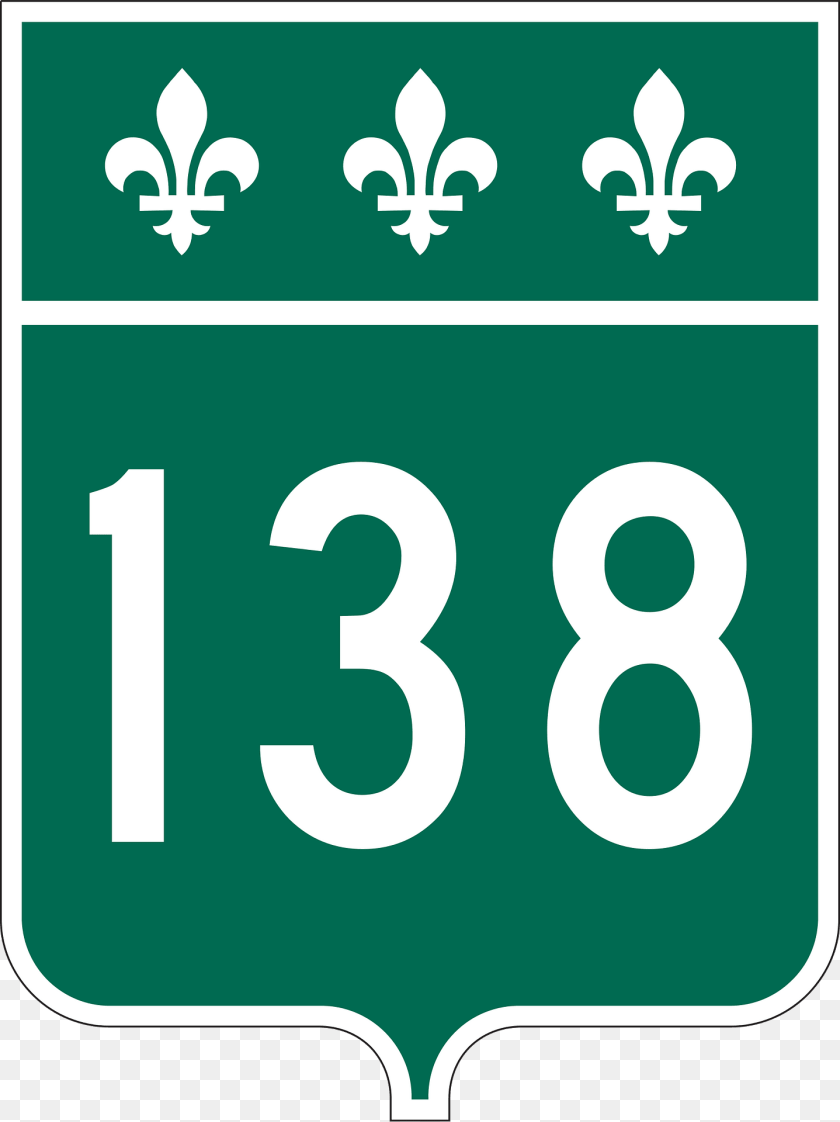 1438x1920 Nationalhighwayshields Sign In Quebec Clipart, Number, Symbol, Text, First Aid Transparent PNG