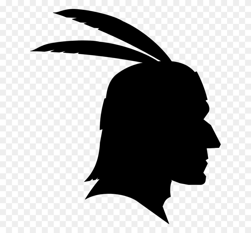 638x720 Native American Silhouette, Gray, World Of Warcraft HD PNG Download