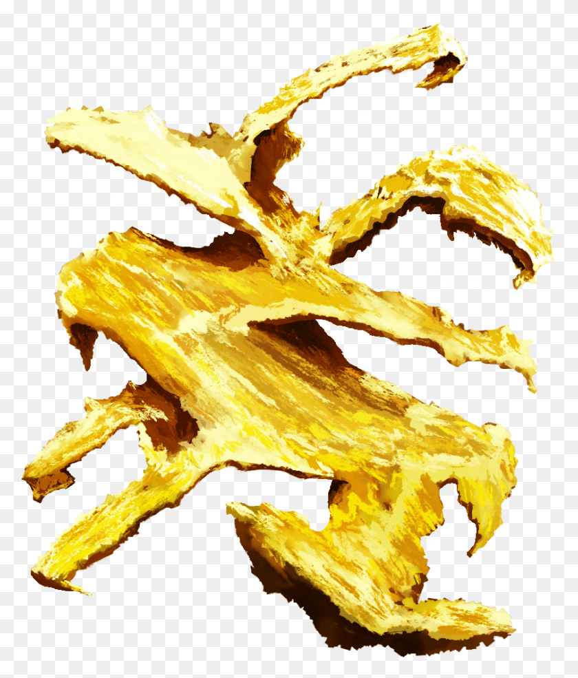 843x1000 Иллюстрация Самородного Золота, Грибок, Кристалл, Дракон Png Скачать