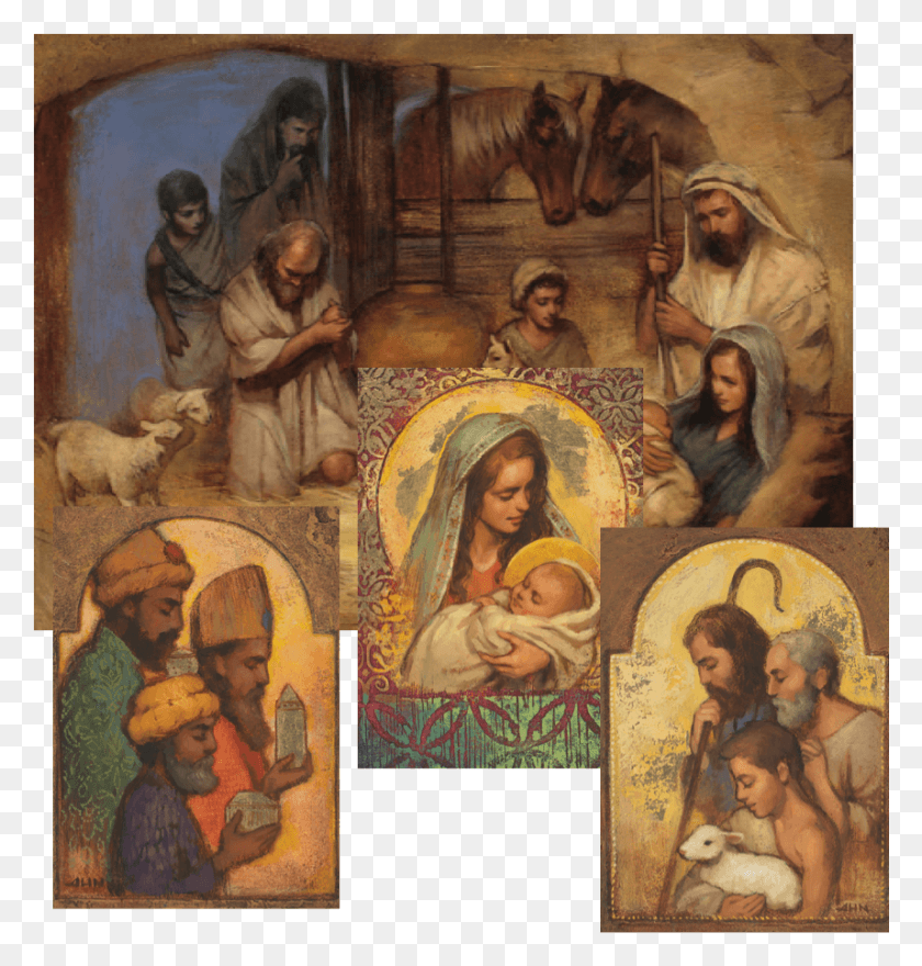 857x901 Natividad Tarjetas De Navidad Annie Henrie Nader Natividad, Persona, Humano Hd Png