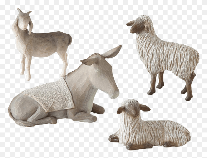 908x680 Рождество Укрывающее Животных Ива, Овца, Млекопитающее, Животное Png Скачать