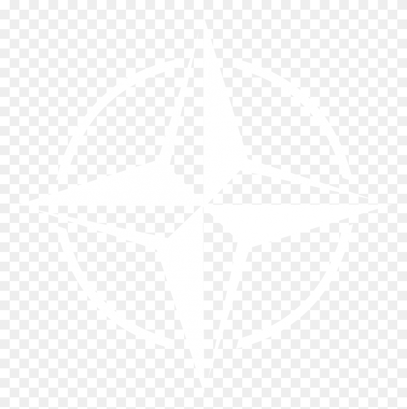 1009x1015 Nato Symbol White Johns Hopkins Logo White, Star Symbol, Compass, Lamp HD PNG Download