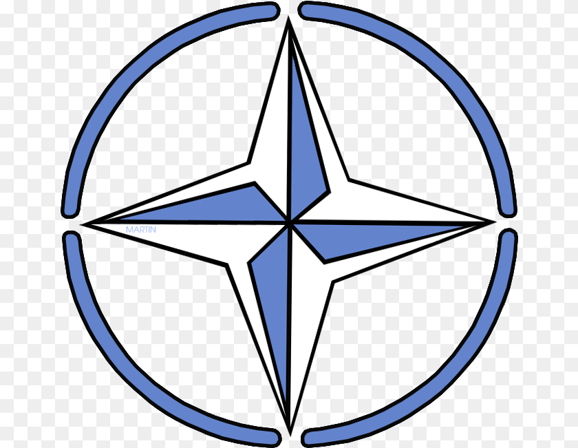 666x651 Nato Transparent Nato Logo, Symbol Clipart PNG