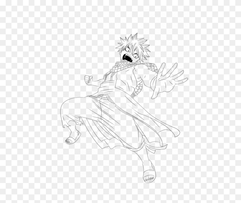 494x650 Natsu Dragneel Coloring Pages, Gray, World Of Warcraft HD PNG Download
