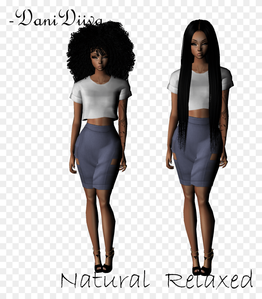 1767x2038 Natural And Relaxed Imvu Cute Outfits, Person, Human, Hair HD PNG Download