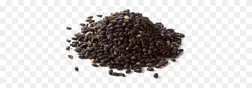 403x236 Natural Black Sesame Seeds Sesame, Plant, Produce, Food HD PNG Download