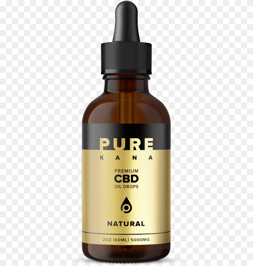 411x881 Natural Cbd Oil, Bottle, Cosmetics, Perfume Sticker PNG