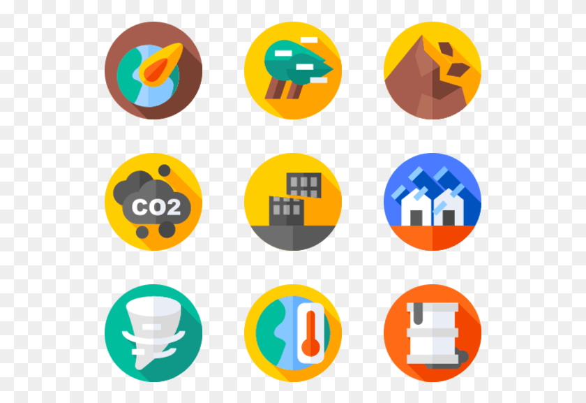 541x517 Natural Disaster Back To School Icons, Text, Symbol, Pac Man HD PNG Download