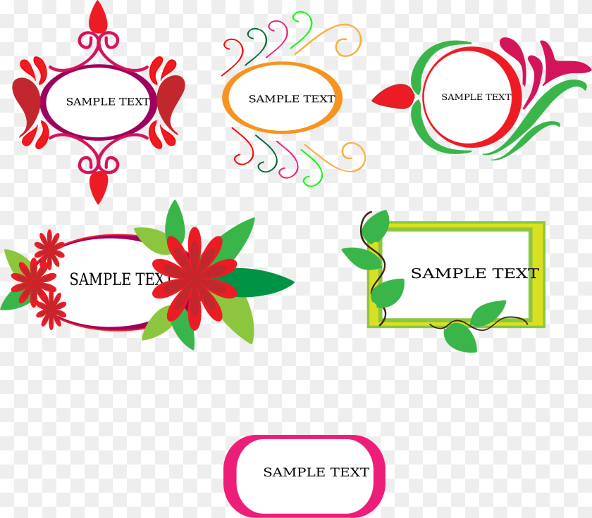 Natural Doodle Gift Cards Clip Arts Gift, Art, Floral Design, Graphics, Pattern Clipart PNG