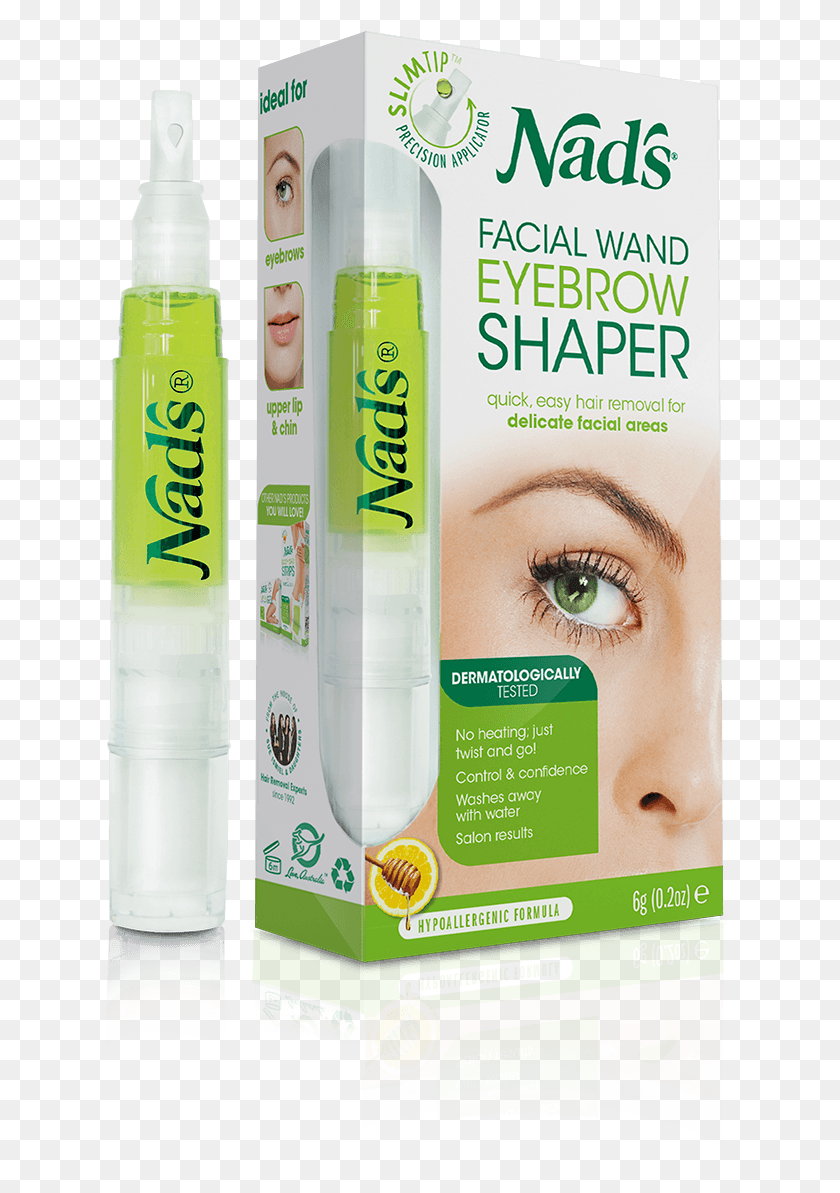 635x1133 Natural Hair Removal Facial Wand Eyebrow Shaper Nad39s Facial Wand Eyebrow Shaper, Toothpaste HD PNG Download