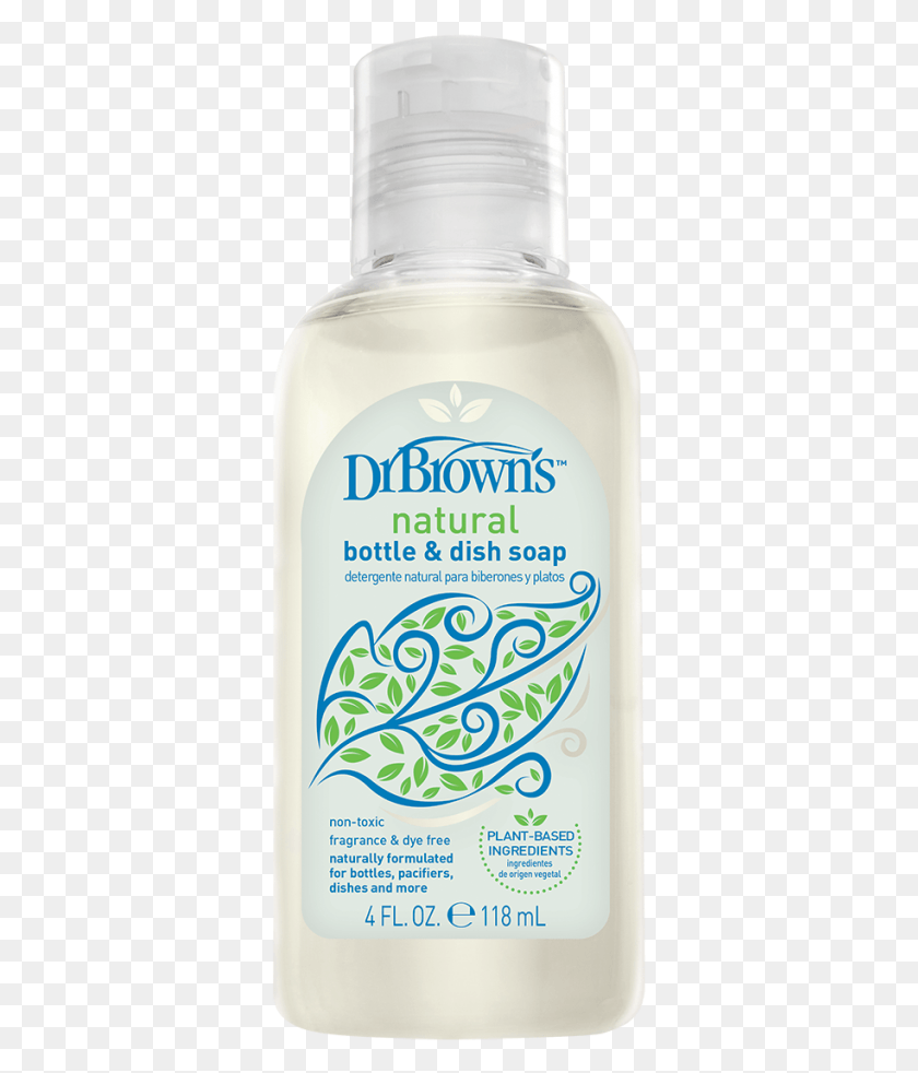 343x922 Naturally Formulated For Cleaning Bottles Pacifiers Replenix Acne Wash, Bottle, Cosmetics, Beer HD PNG Download