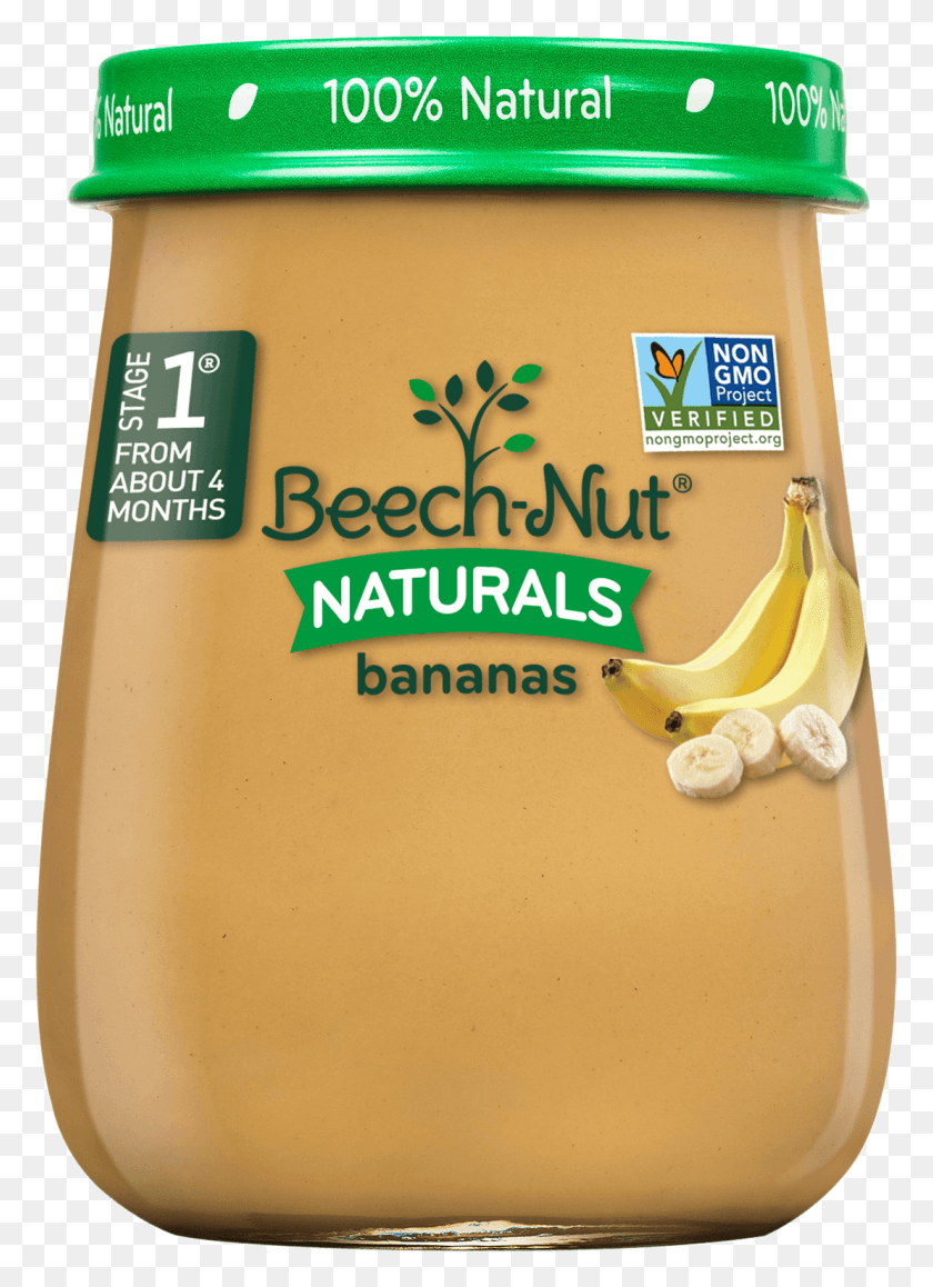1109x1562 Naturals Бананы Jar Beech Nut Детское Питание Этап, Растение, Еда, Фрукты Png Скачать