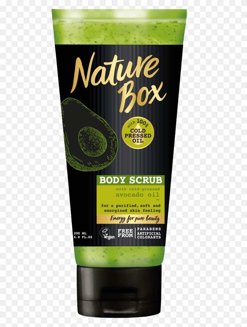 504x1052 Nature Box Avocado Body Scrub Body Scrub Sunscreen, Advertisement, Poster, Flyer HD PNG Download