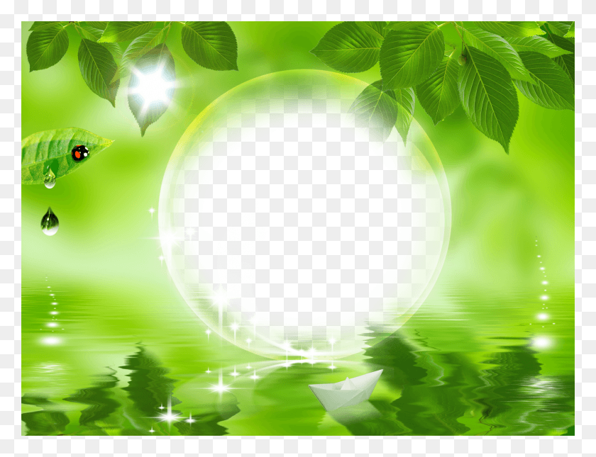 1500x1125 Природа Рамки Природа Зеленый Лист Фон Естественный Фон, Зеленый, Лист, Растение Hd Png Скачать
