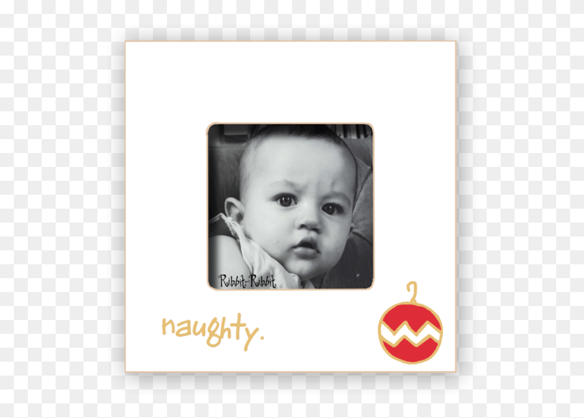 540x541 Naughty Snow Picture Frame, Person, Human, Text HD PNG Download