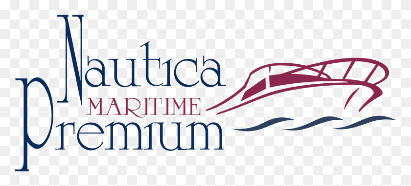 2190x905 Descargar Png Nautica Maritime Premium Logo Transparente, Texto, Logotipo, Símbolo Hd Png