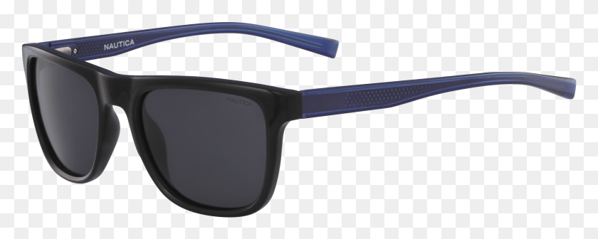 2326x824 Nautica N6228s Black Sunglasses, Accessories, Accessory, Glasses HD PNG Download
