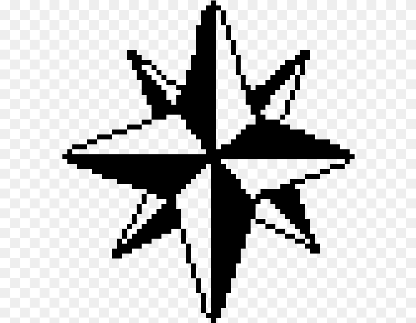 591x651 Nautical Star Russian Stars Tattoo Clipart Russian Prison Tattoo Star, Gray Transparent PNG