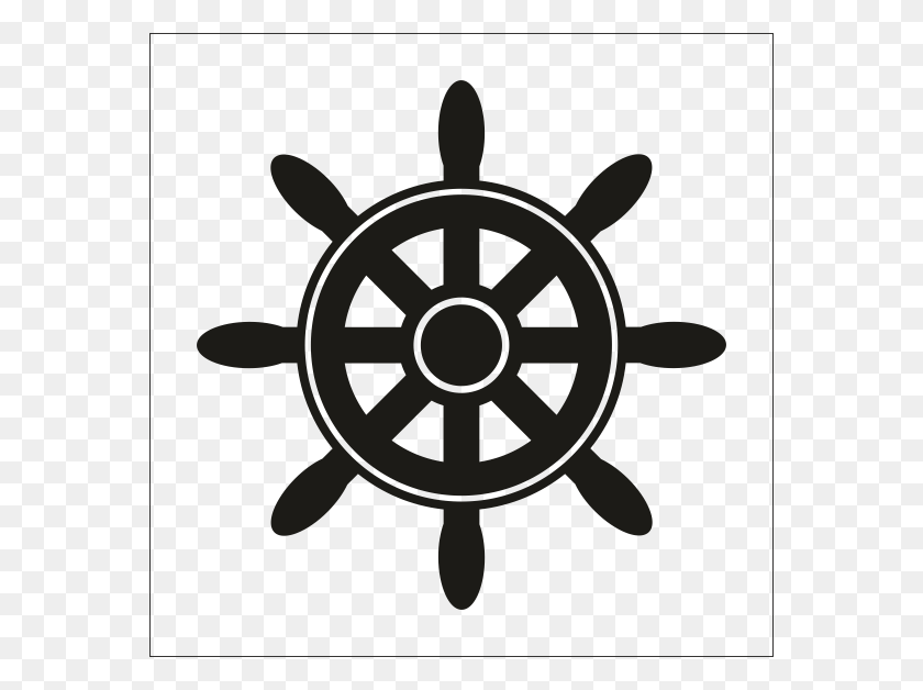 568x568 Nautical Theme Party Free Printables Clipart Ship Wheel Clipart, Steering Wheel HD PNG Download