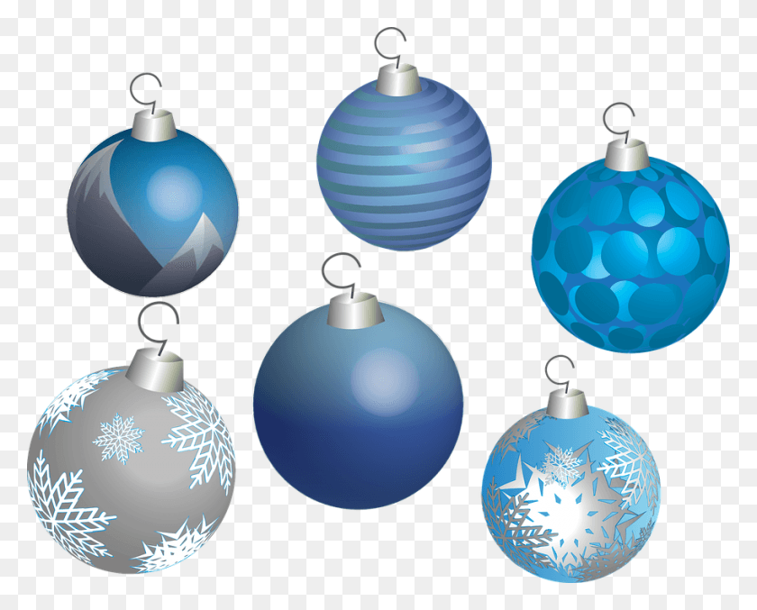 910x720 Navidad Azul Y Dorado, Ornamento, Esfera, Iluminación Hd Png