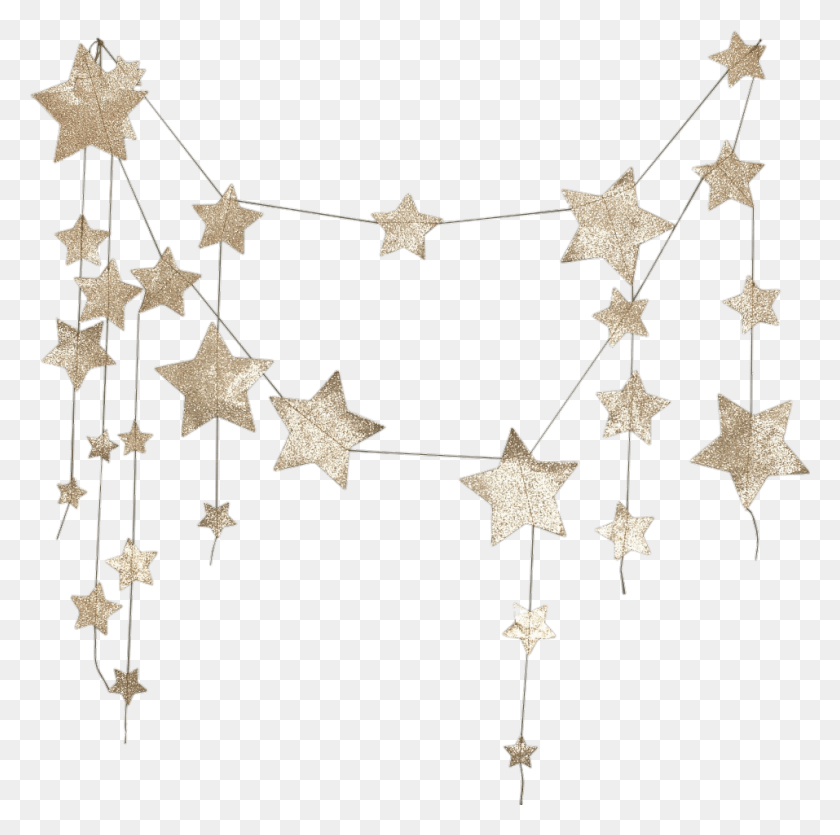 957x952 Navidad Christmas Stars Estrellas Colgante Numero 74 Falling Stars, Star Symbol, Symbol, Chandelier HD PNG Download