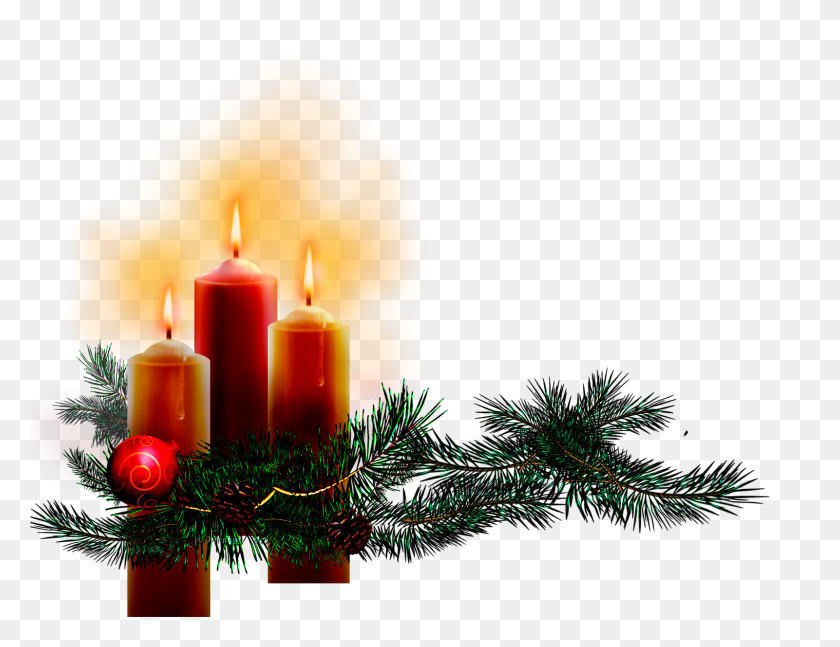1601x1206 Navidad Gif Fondo Transparente Рождественские Свечи, Свеча, Огонь, Пламя Png Скачать
